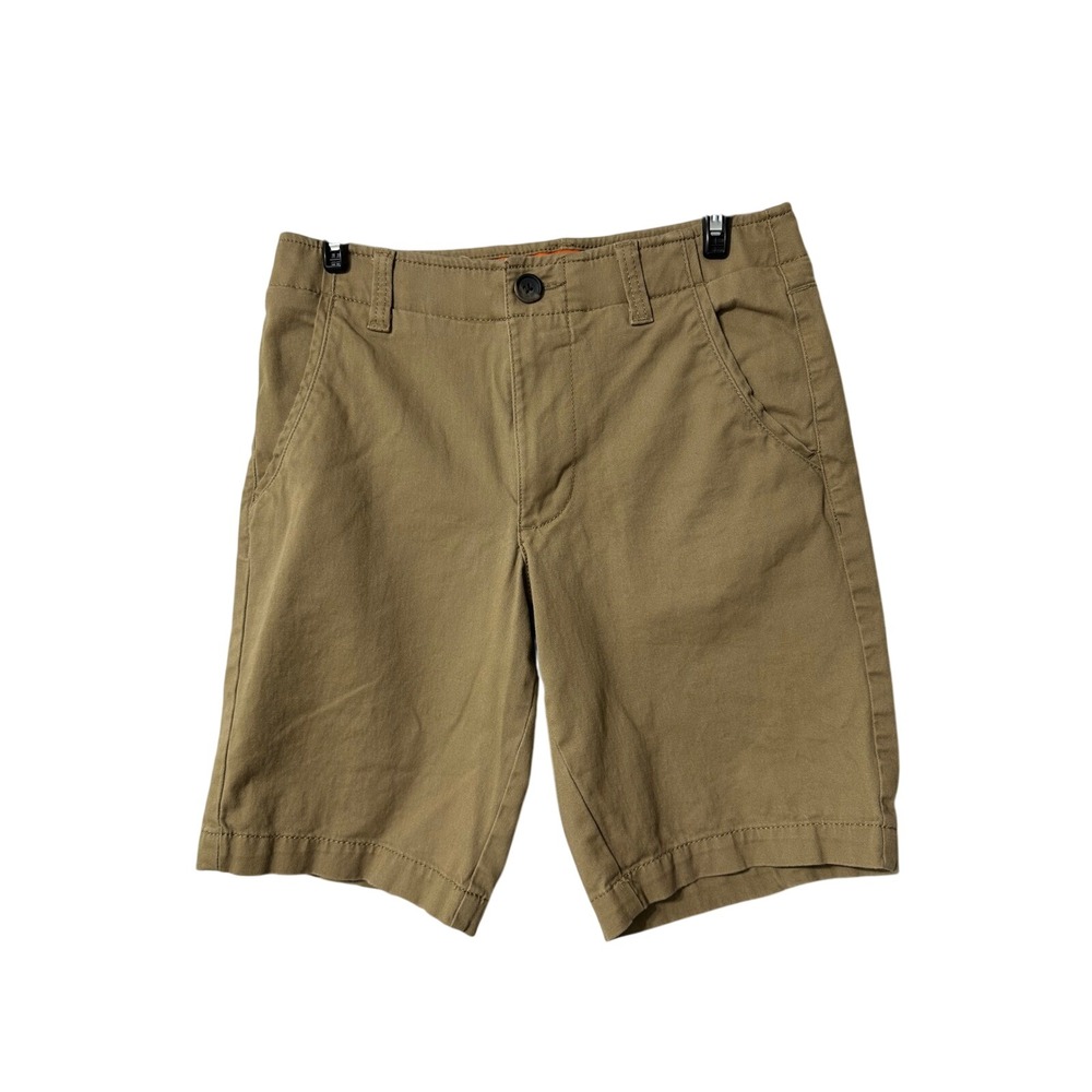 Urban Pipeline Chino Shorts Kids Boys Khaki Tan Cotton Stretch Size 14